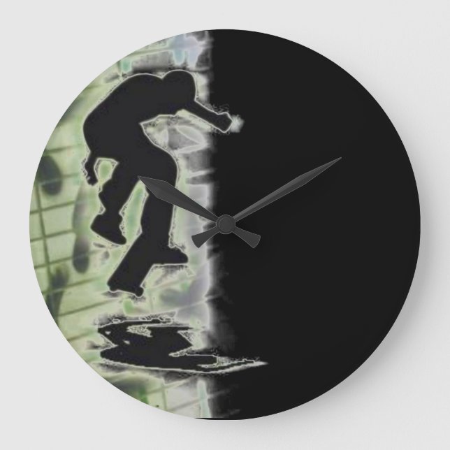 Reloj de pared de patinaje (Anverso)