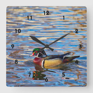 Reloj de pared online con patos