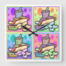 RELOJ DE PARED DE PERRO DE Pop Art HOG
