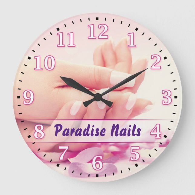 Reloj de pared de Personalizable del salón del (Anverso)