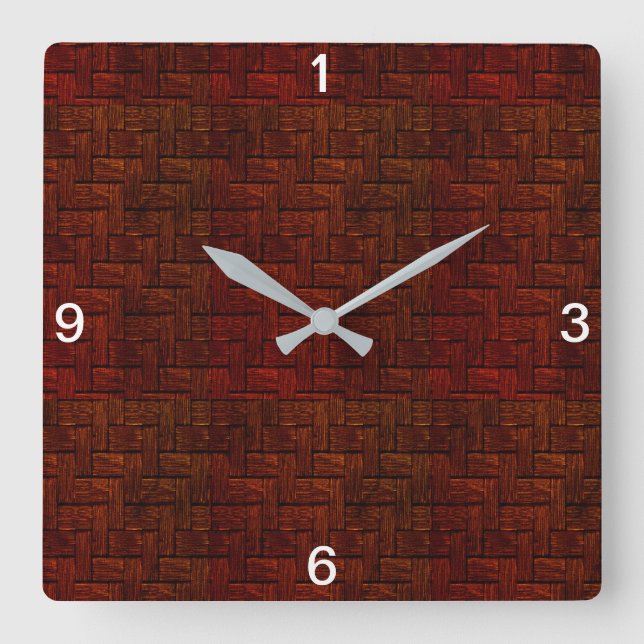Reloj de pared de perturbación roja (Anverso)