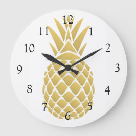 Reloj de pared de piña