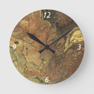 Reloj de pared de pinturas acrílicas