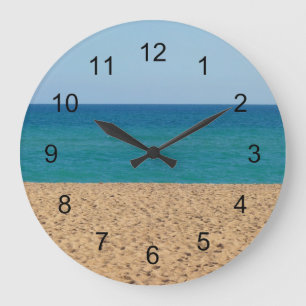 Reloj de pared de playa