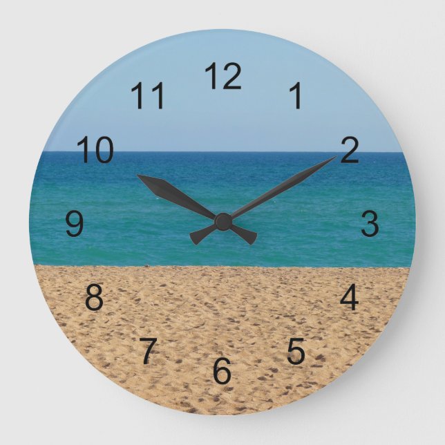 Reloj de pared de playa (Anverso)
