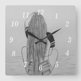 Reloj de pared de pollo básico