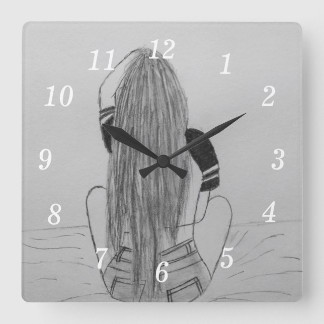 Reloj de pared de pollo básico (Anverso)