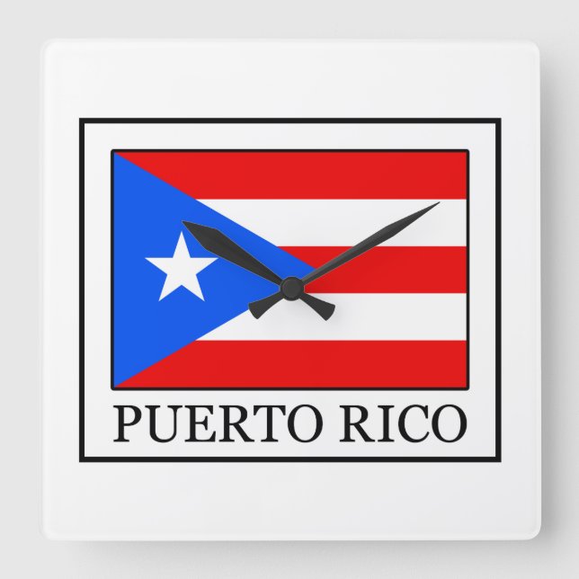 Reloj de pared de Puerto Rico (Anverso)