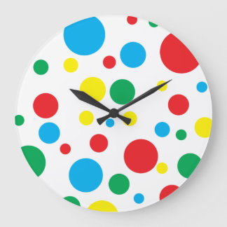 Reloj de pared de puntos de Polka