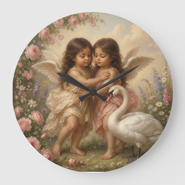 reloj de pared de querubín (Anverso)