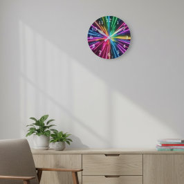 Reloj de pared de ráfagas cósmicas