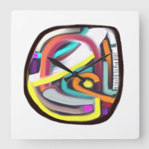 Reloj de pared de reacción intestinal