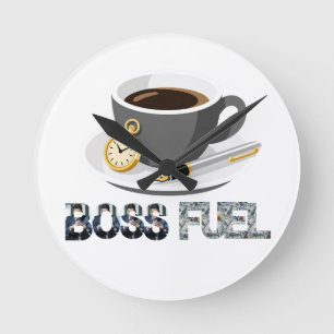 Reloj de pared de reloj de bolsillo Boss Fuel Espr