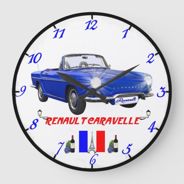 Reloj de pared de Renault Caravelle (Anverso)