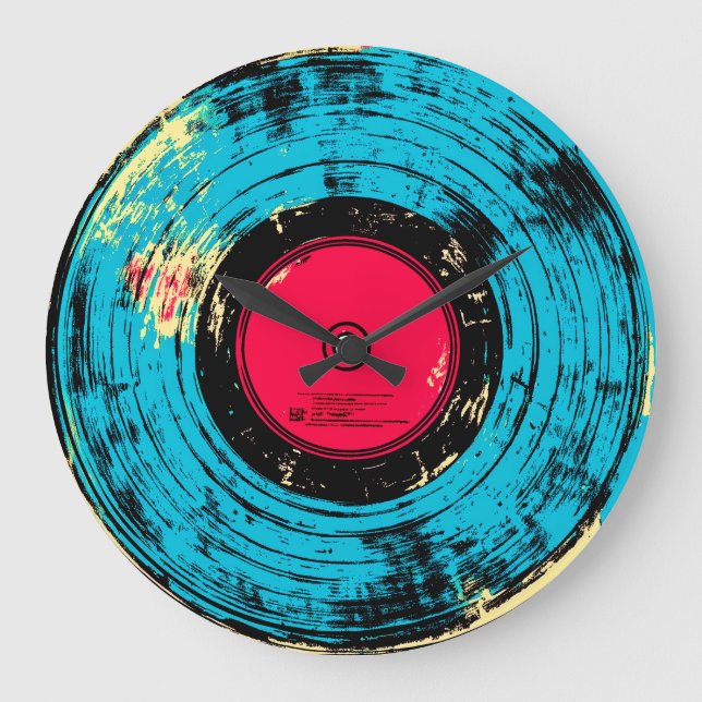 Reloj de pared de reproducción larga (Anverso)