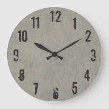 Reloj de pared de ropa de concreto de Guay