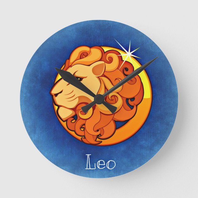 Reloj de pared de Rótulo Leo (Anverso)