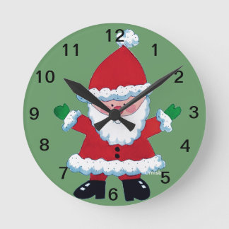 Reloj de pared de Santa