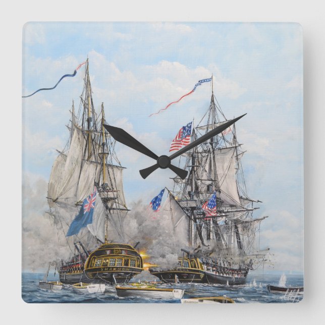 Reloj de pared de Shannon y Chesapeake (Anverso)