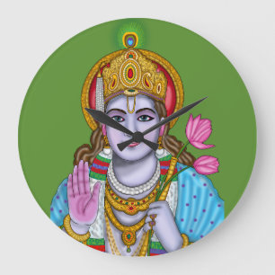 Reloj de pared de Shree Krishna