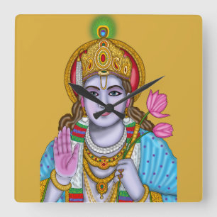 Reloj de pared de Shree Krishna