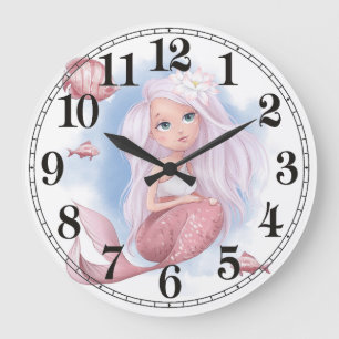 Reloj de pared de sirena
