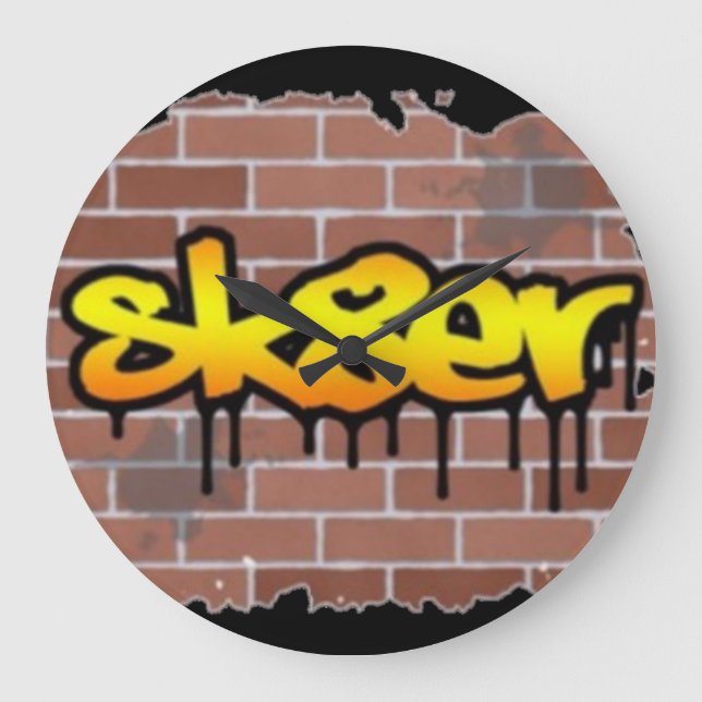 Reloj de pared de Sk8er (Anverso)