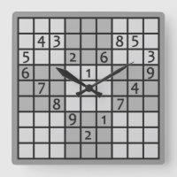 Reloj de pared de SUDOKU