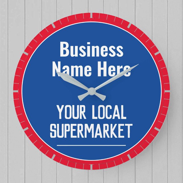 Reloj de pared de supermercado local (Subido por el creador)