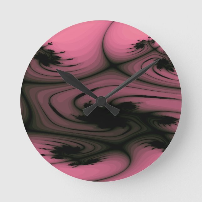 Reloj de pared de Swirls gótico (Anverso)