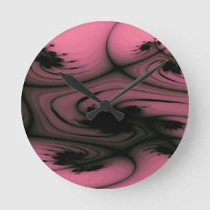 Reloj de pared de Swirls gótico