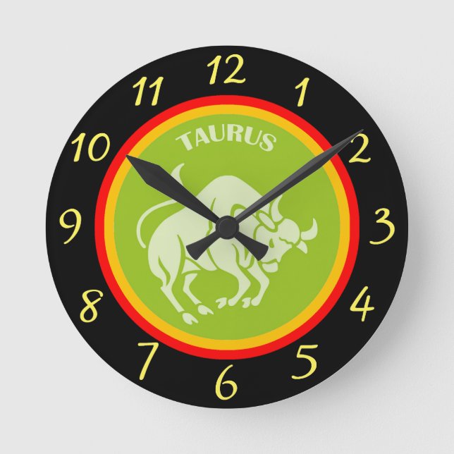 Reloj de pared de Taurus (Anverso)