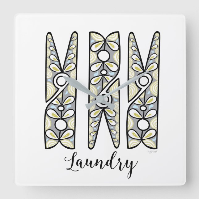 Reloj de pared de tela (Anverso)