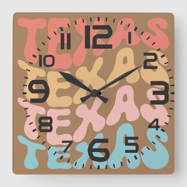 Reloj de pared de Texas (Anverso)