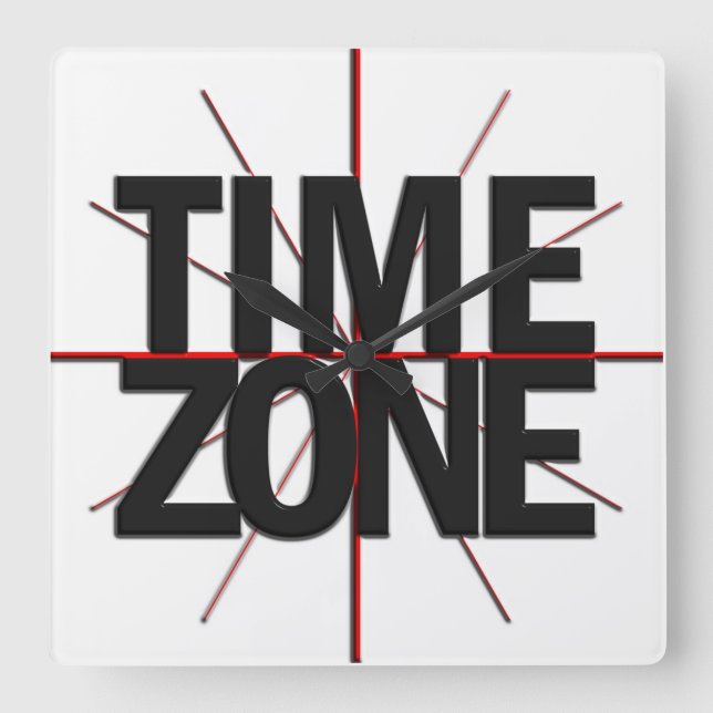 Reloj de pared de TImezone global (Anverso)