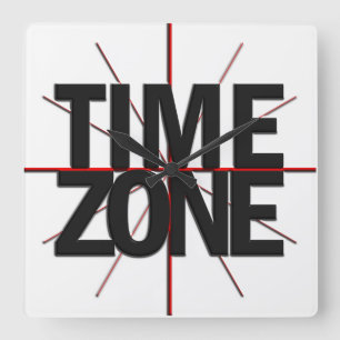 Reloj de pared de TImezone global