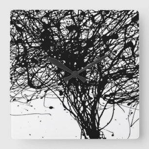 reloj de pared de tinta blanca Guay