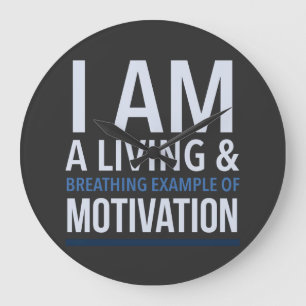 Reloj de pared de tipografía