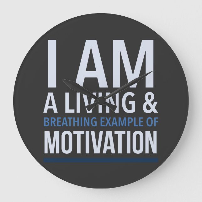 Reloj de pared de tipografía (Anverso)