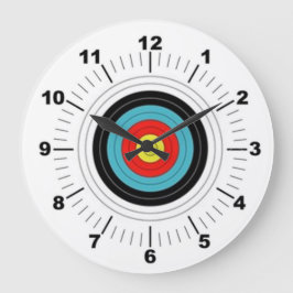 Reloj de pared de tiro con arco