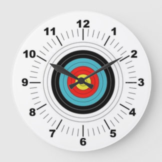 Reloj de pared de tiro con arco