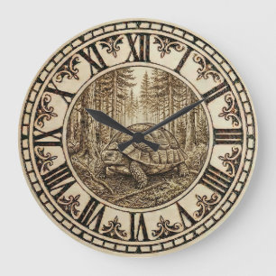 Reloj de pared de tortuga - Firme y sereno