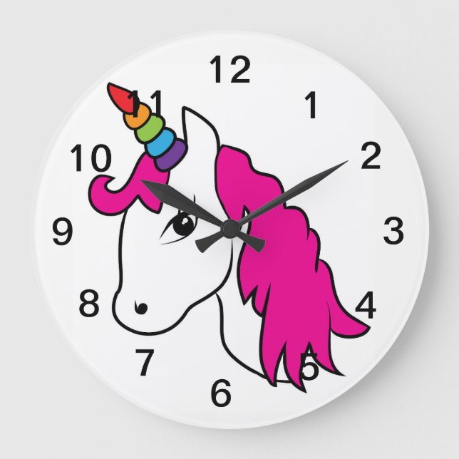 Reloj de pared de Unicorn (Anverso)