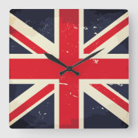 Reloj de pared de unión vintage