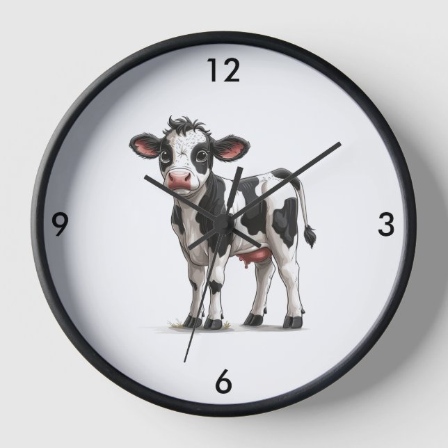 Reloj de pared de vaca (Anverso)