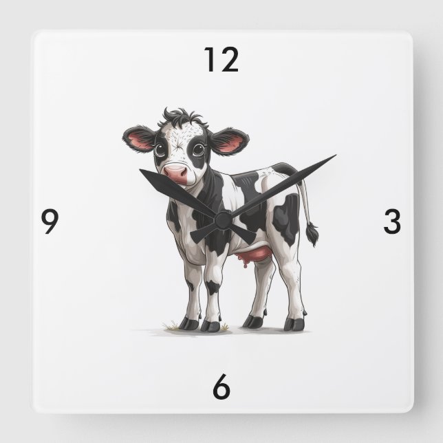 Reloj de pared de vaca (Anverso)