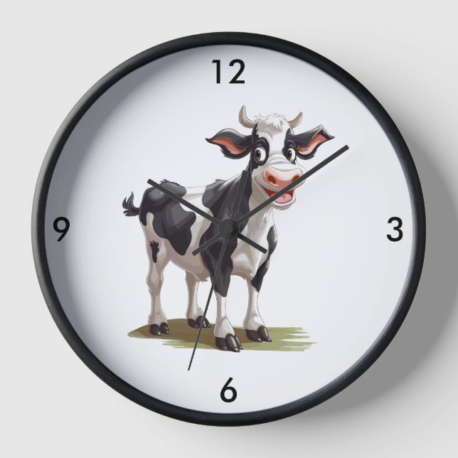 Reloj de pared de vaca (Anverso)