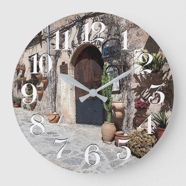 reloj de pared de Valldemossa en Mallorca (Anverso)