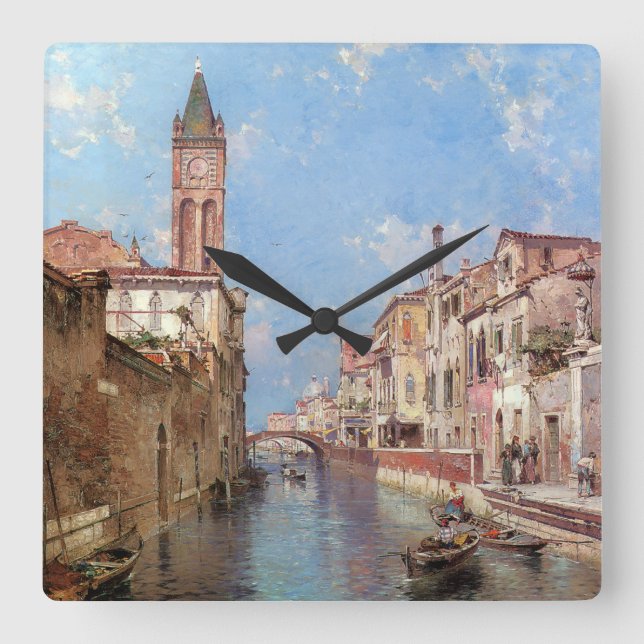 Reloj de pared de Venecia de Unterberger (Anverso)