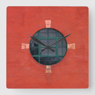 Reloj de pared de ventana